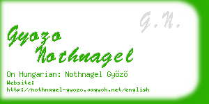 gyozo nothnagel business card